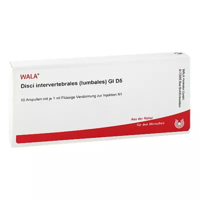 DISCI intervertebrales lumbales GL D 5 ampuliek, 10X1 ml DISCI intervertebrales lumbales GL D 5 ampuliek, 10X1 ml