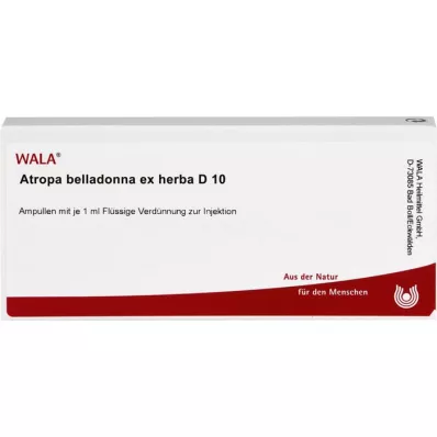 ATROPA Belladonna ex Herba D 10 ampuliek, 10X1 ml