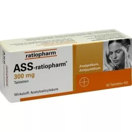 ASS-ratiopharm 300 mg tablety, 50 ks
