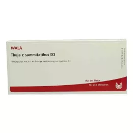THUJA E SUMMITATIBUS D 3 ampulky, 10X1 ml