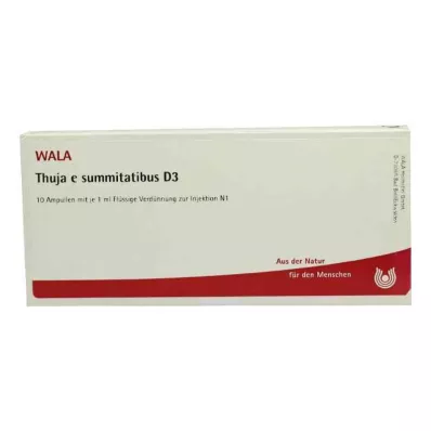 Thuja E Summitatibus D3 ampulky (10x1 ml) Thuja E Summitatibus D3 ampulky (10x1 ml)
