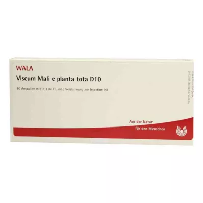 VISCUM MALI e planta tota D 10 ampuliek, 10X1 ml VISCUM MALI e planta tota D 10 ampuliek, 10X1 ml