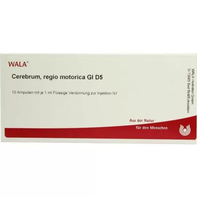 Cerebrum Regio Motor GL D 5 ampuliek, 10X1 ml Cerebrum Regio Motor GL D 5 ampuliek, 10X1 ml
