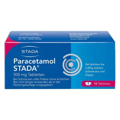 PARACETAMOL STADA 500 mg tablety, 10 ks