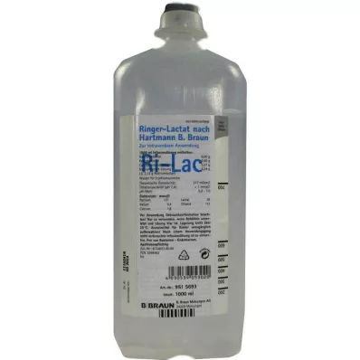 RINGER LACTAT n.Hartm.B.Braun Ecofl.Plus Inf.-Lsg., 1000 ml