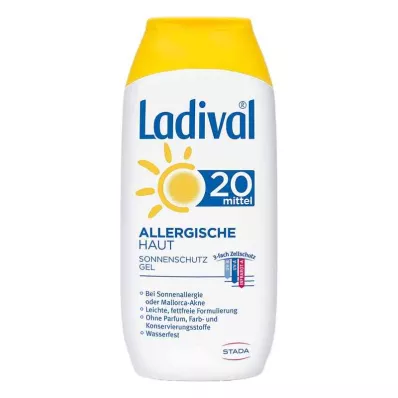 LADIVAL Alergický kožný gél LSF 20, 200 ml LADIVAL Alergický kožný gél LSF 20, 200 ml