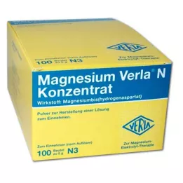 MAGNESIUM VERLA N Koncentrát na orálne použitie, 100 ks