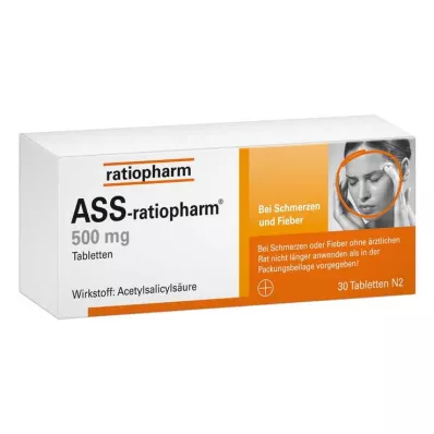 ASS-ratiopharm 500 mg tablety, 30 ks ASS-ratiopharm 500 mg tablety, 30 ks