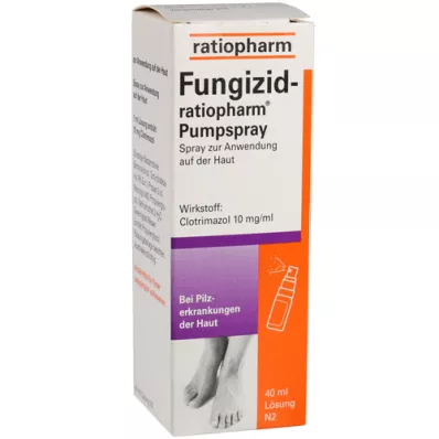 FUNGIZID-ratiopharm sprej s pumpičkou, 40 ml