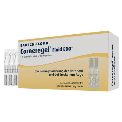 CORNEREGEL Tekutina EDO Očné kvapky, 30X0,6 ml CORNEREGEL Tekutina EDO Očné kvapky, 30X0,6 ml