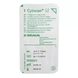 CYTOCAN Portová kanyla 20 G 15 mm, 1 ks
