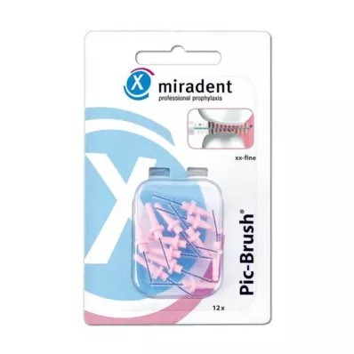 Miradent medzizubná kefka Pic-Brush xx-fine pink, 12 kusov Miradent medzizubná kefka Pic-Brush xx-fine pink, 12 kusov