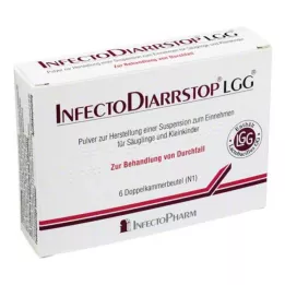 INFECTODIARRSTOP LGG Prášok na prípravu suspenzie na orálne použitie, 6 ks