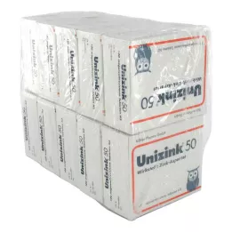 UNIZINK 50 entericky obalených tabliet, 10X100 ks