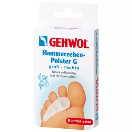 GEHWOL Polymérová gélová podložka pod prsty G pravá, 1 ks