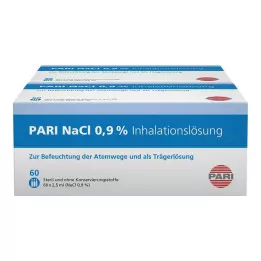 PARI Ampulky s inhalačným roztokom NaCl, 120X2,5 ml