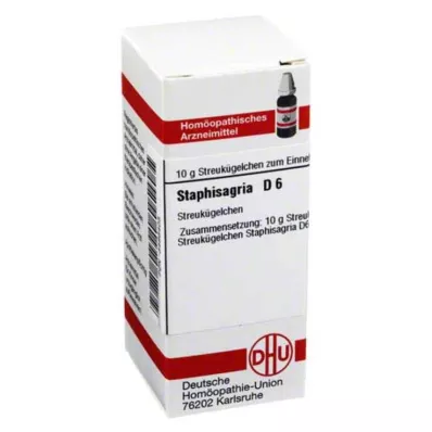STAPHISAGRIA D 6 guľôčok, 10 g