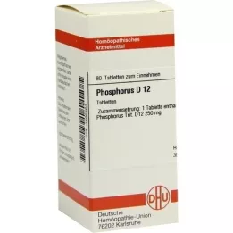 PHOSPHORUS D 12 tabliet, 80 kapsúl