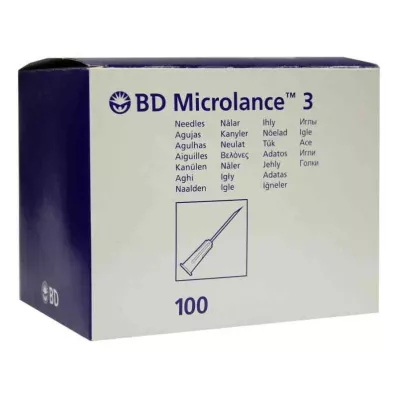 BD MICROLANCE Kanyla 24 G 1 0,55x25 mm, 100 ks BD MICROLANCE Kanyla 24 G 1 0,55x25 mm, 100 ks