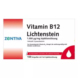 VITAMIN B12 1 000 μg ampulky Lichtenstein, 100X1 ml