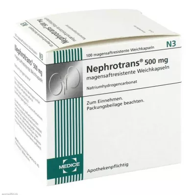 NEPHROTRANS enterálne obalené kapsuly, 100 ks NEPHROTRANS enterálne obalené kapsuly, 100 ks