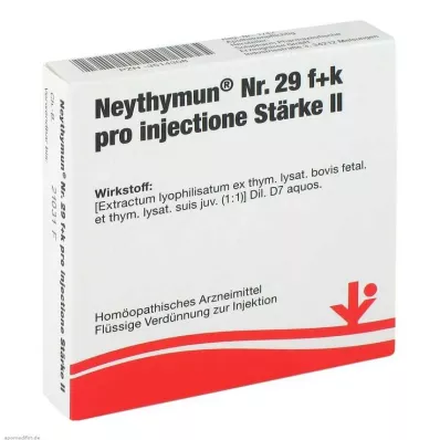 Neythymun No.29 f + k per inject.St. II Ampulky, 5X2 ml Neythymun No.29 f + k per inject.St. II Ampulky, 5X2 ml