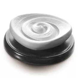 DUFTSTEIN Energetický špirálový keramický disk čierny, 1 ks