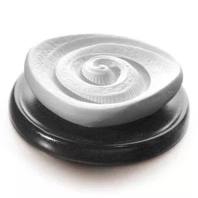 DUFTSTEIN Energetický špirálový keramický disk čierny, 1 ks