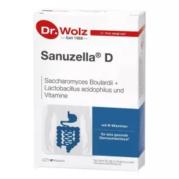 SANUZELLA D Celulóza Kapsule, 60 kapsúl