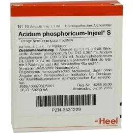 ACIDUM PHOSPHORICUM INJEEL Ampulky S, 10 ks