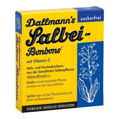 DALLMANNS Sage cukríky bez cukru, 20 ks DALLMANNS Sage cukríky bez cukru, 20 ks