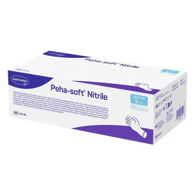Peha Soft nitrilové vyšetrovacie rukavice, bezpudrové, nesterilné S, 100 kusov Peha Soft nitrilové vyšetrovacie rukavice, bezpudrové, nesterilné S, 100 kusov
