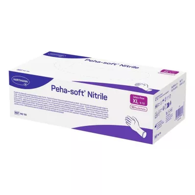 PEHA-SOFT nitril Unt.Handsch.unste.puderfrei XL, 90 ks PEHA-SOFT nitril Unt.Handsch.unste.puderfrei XL, 90 ks