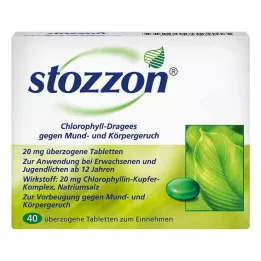 STOZZON Chlorofyl obalené tablety, 40 ks