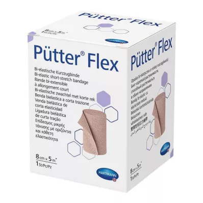 PÜTTER Flex obväz 8 cmx5 m, 1 ks PÜTTER Flex obväz 8 cmx5 m, 1 ks