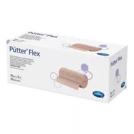 PÜTTER Flex obväz 10 cmx5 m, 10 ks