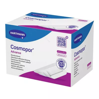 COSMOPOR Predbežný obväz na rany 5x7,2 cm, 25 ks COSMOPOR Predbežný obväz na rany 5x7,2 cm, 25 ks