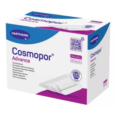 COSMOPOR Predbežný obväz na rany 8x10 cm, 25 ks