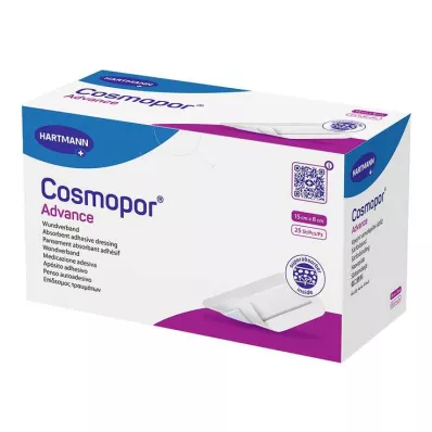COSMOPOR Predbežný obväz na rany 8x15 cm, 25 ks