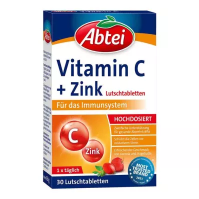 ABTEI Pastilky s vitamínom C a zinkom, 30 ks ABTEI Pastilky s vitamínom C a zinkom, 30 ks