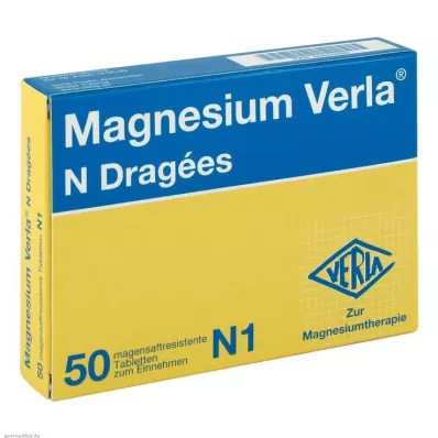 MAGNESIUM VERLA N poťahované tablety MAGNESIUM VERLA N poťahované tablety