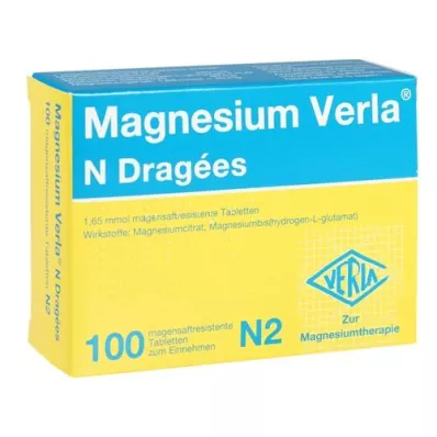 MAGNESIUM VERLA N Obalené tablety, 100 ks