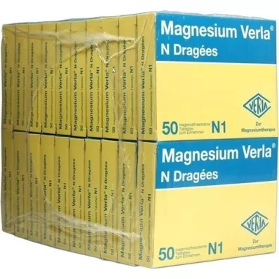 MAGNESIUM VERLA N Potiahnuté tablety, 20X50 ks