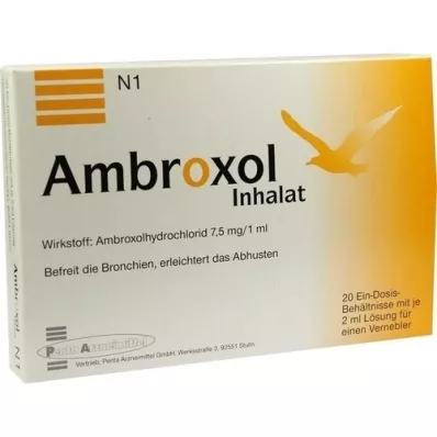 AMBROXOL Inhalačný roztok pre rozprašovač, 20X2 ml