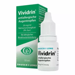 VIVIDRIN antialergické očné kvapky, 10 ml