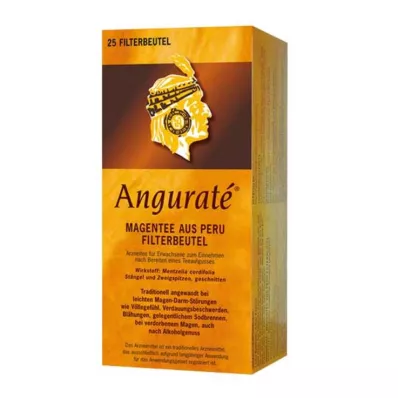 ANGURATE Žalúdočné čajové filtre, 25X1,5 g