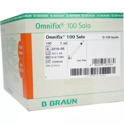 OMNIFIX Inzulínspr.1 ml f.U100, 100 ks