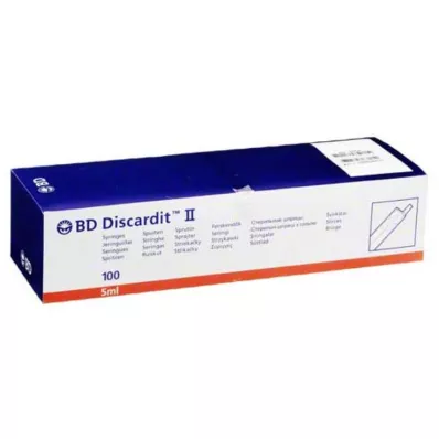 BD DISCARDIT II Injekčná striekačka 5 ml, 100X5 ml BD DISCARDIT II Injekčná striekačka 5 ml, 100X5 ml