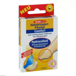 HÜHNERAUGENPFLASTER Hydrokoloid Comfort, 6 ks
