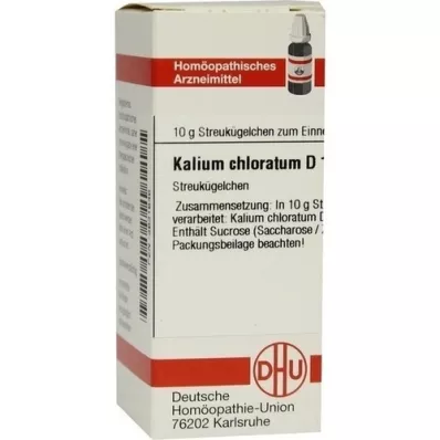 KALIUM CHLORATUM D 12 guľôčok, 10 g
